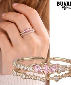 Gold ring Rosé Crown Whisper