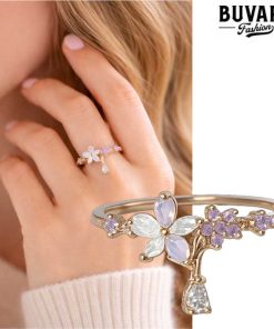 Gold ring Blossom Whisper