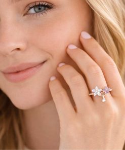 Gold ring Blossom Whisper