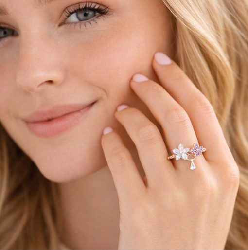 Gold ring Blossom Whisper