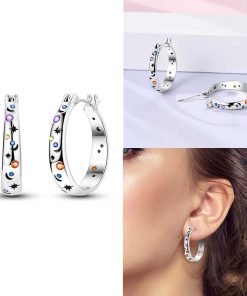 Earring Celestial Star & Moon