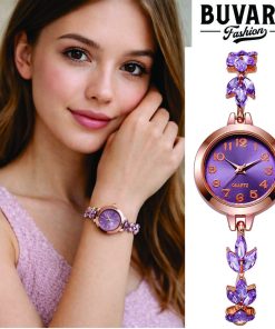 Women's wristwatch Lilac