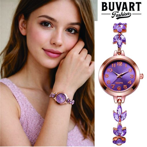 Women's wristwatch Lilac