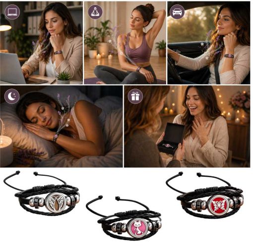 Angel Wings Aromatherapy Bracelet