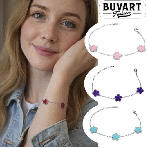 Emerald Clover Bracelet