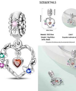 Pendant Blooming Love Circle
