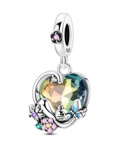Pendant Rainbow Heart of Love