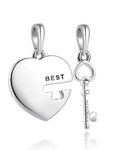 Pendant Best Friends Forever Heart & Key