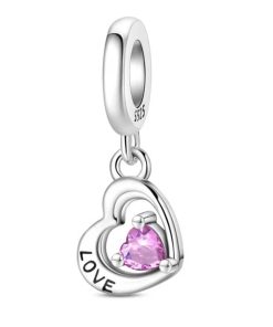Pendant Blushing Heart Love