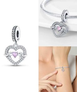 Pendant Angel Wings Love Heart