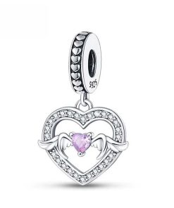 Pendant Angel Wings Love Heart