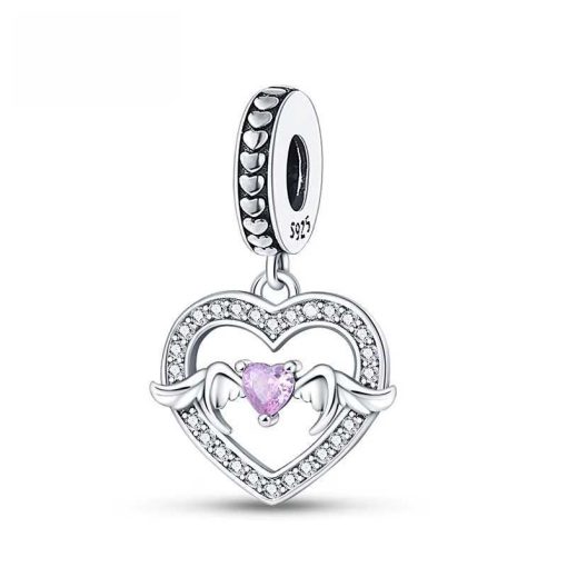 Pendant Angel Wings Love Heart