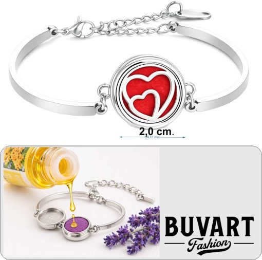 Eternal Hearts Aromatherapy Bracelet