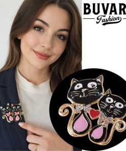 Black Cat Brooch