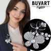 Silver Butterfly Brooch