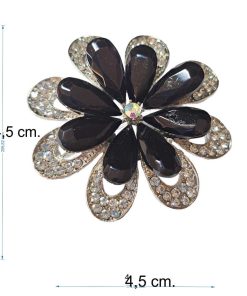 Midnight Bloom Brooch