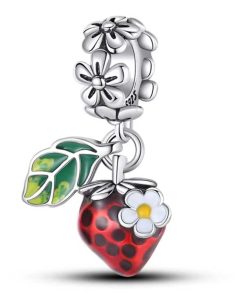 Pandora strawberry charm