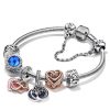 silver charm bracelet