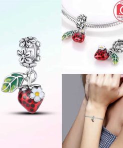 Pandora strawberry charm