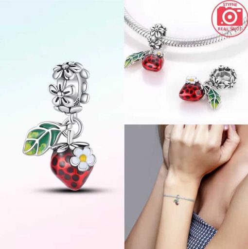Pandora strawberry charm