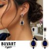 crystal drop earrings