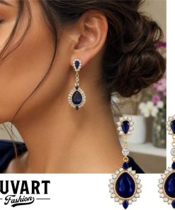 crystal drop earrings