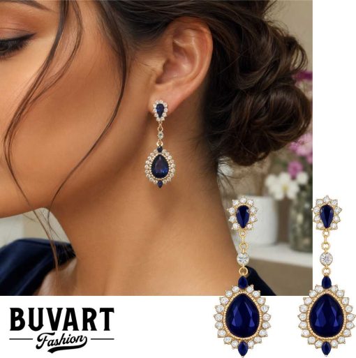crystal drop earrings