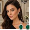 aurora crystal earrings