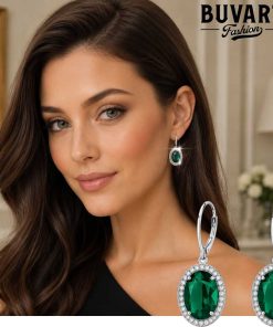 aurora crystal earrings