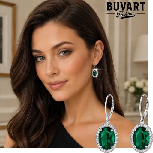 aurora crystal earrings