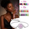 Silver Butterfly Aroma Bracelet