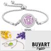 Silver Butterfly Aroma Bracelet