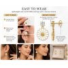 crystal daisy earrings