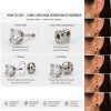 black cubic zirconia earrings