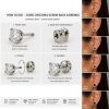 blue cubic zirconia earrings