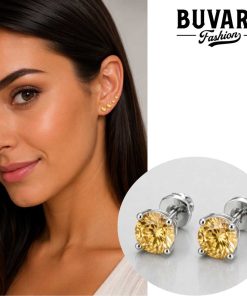 gold cubic zirconia earrings