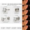 gold cubic zirconia earrings