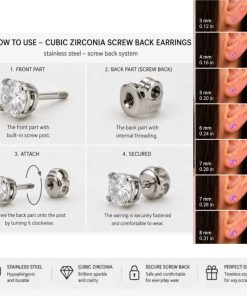 pink cubic zirconia earrings