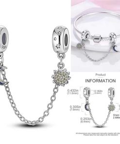 S925 silver safety chain