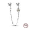 S925 butterfly safety chain