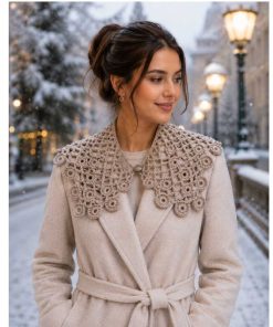 Alternative view of Handcrafted Crochet Lace Collar – Vintage Elegance