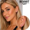pink magnetic earrings