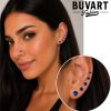 Magnetic earrings blue
