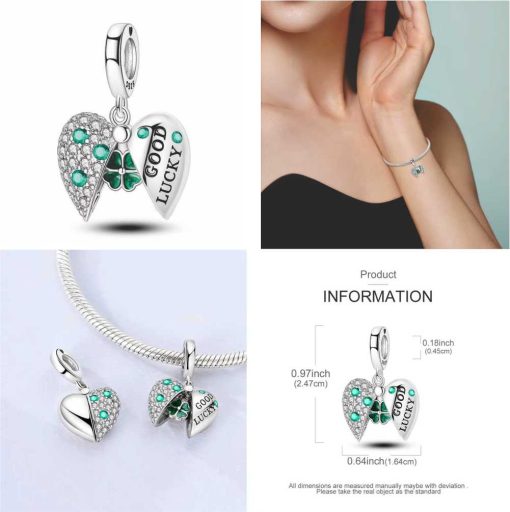lucky heart charm