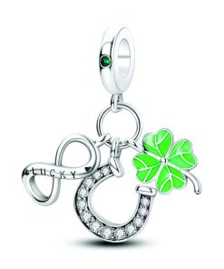 Pandora style lucky charm