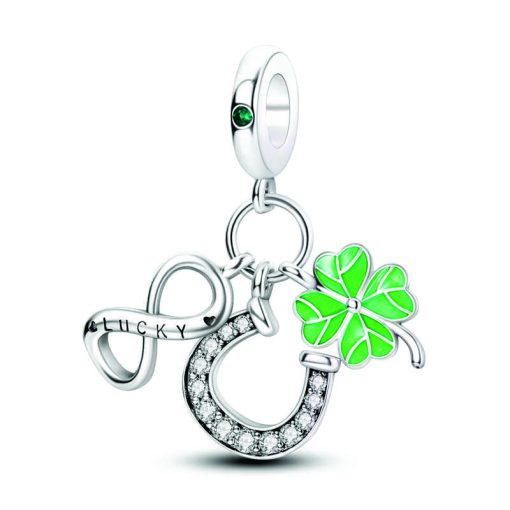Pandora style lucky charm