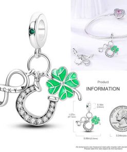 Pandora style lucky charm