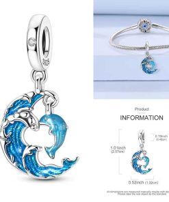 ocean dolphin charm