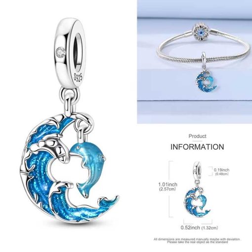 ocean dolphin charm