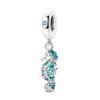 S925 silver seahorse charm